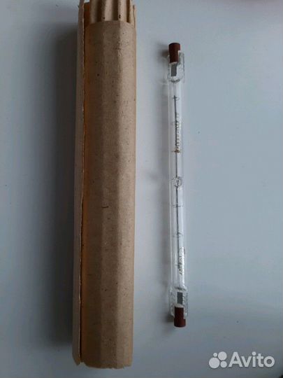 Лампа кварцевая галогенная кг 220-1000-4 СССР