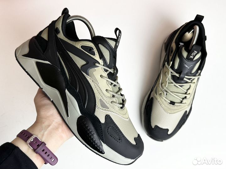 Кроссовки мужские Puma RS-X 41-46 бежевые