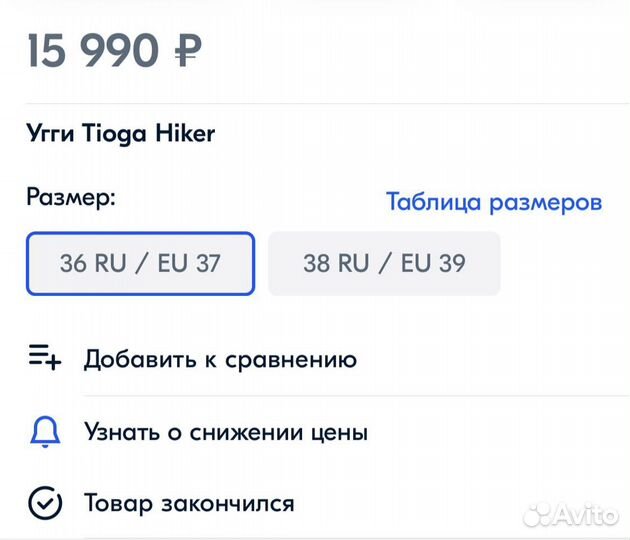 Ботинки женские UGG