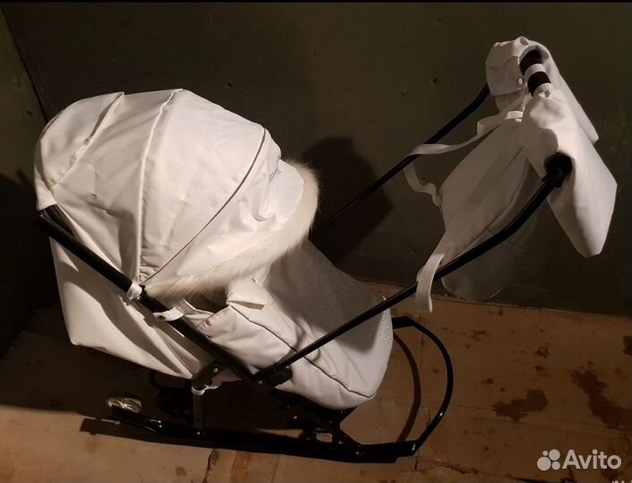 Санки коляска pikate снеговик