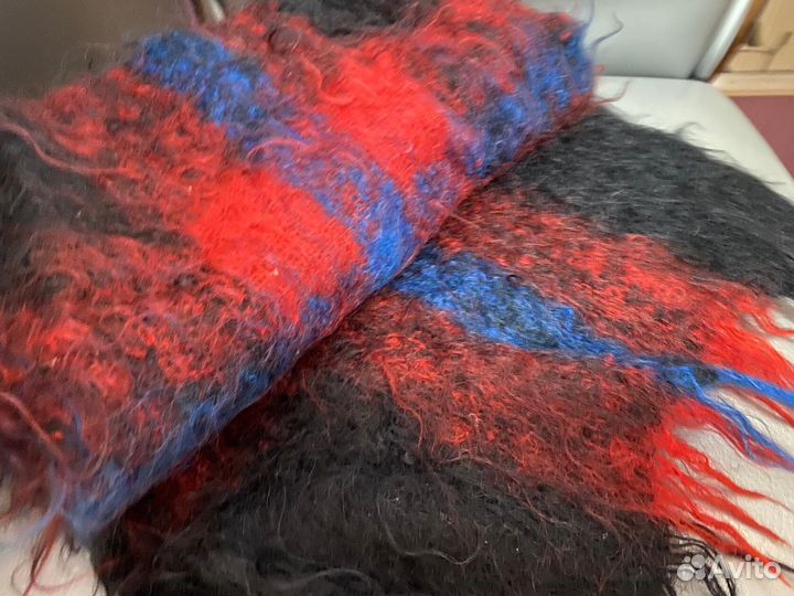 Шарф мохеровый СССР Индия