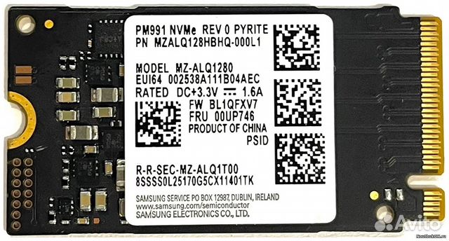 Диск SSD m2 PCI-E nvme 2242 короткий 128 gb 256 gb