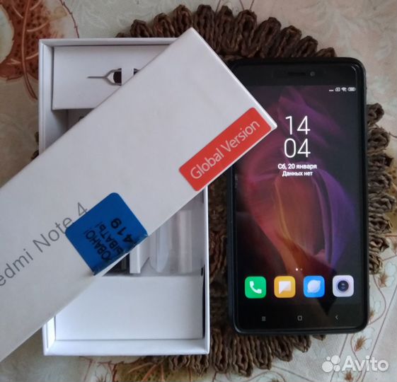 Xiaomi Redmi Note 4, 3/32 ГБ