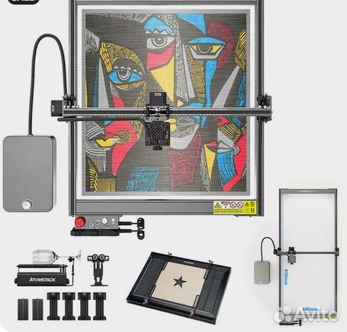 Фрезерный лазерный станок с чпу X20 Pro, 130 Вт