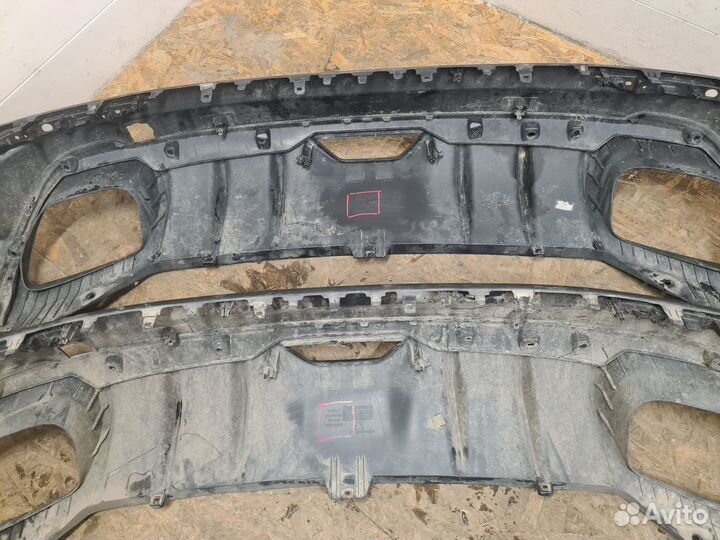 Geely Coolray юбка заднего бампера б/у оригинал