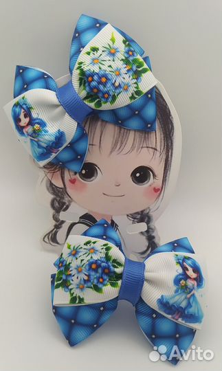 Бантики для девочек ручной работы