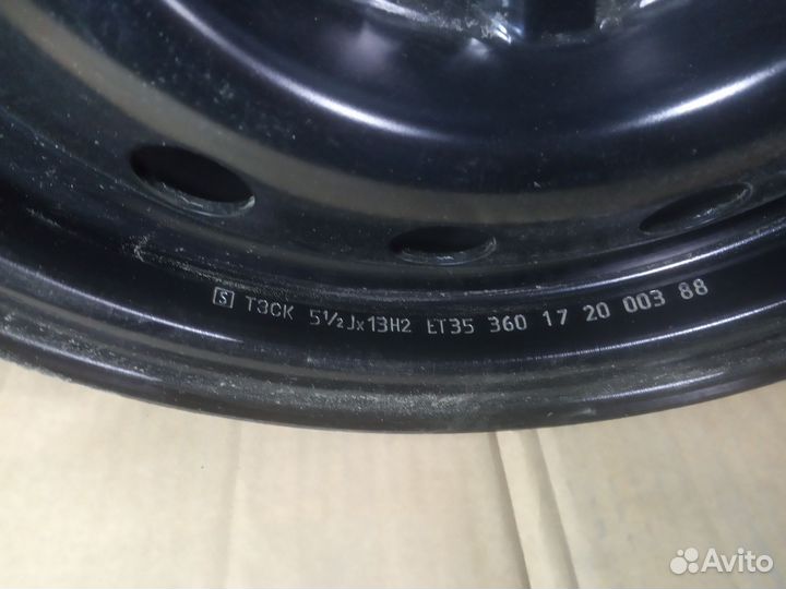 Диск штампованный Ваз 5,5х13 4х98 ET35 d58,6