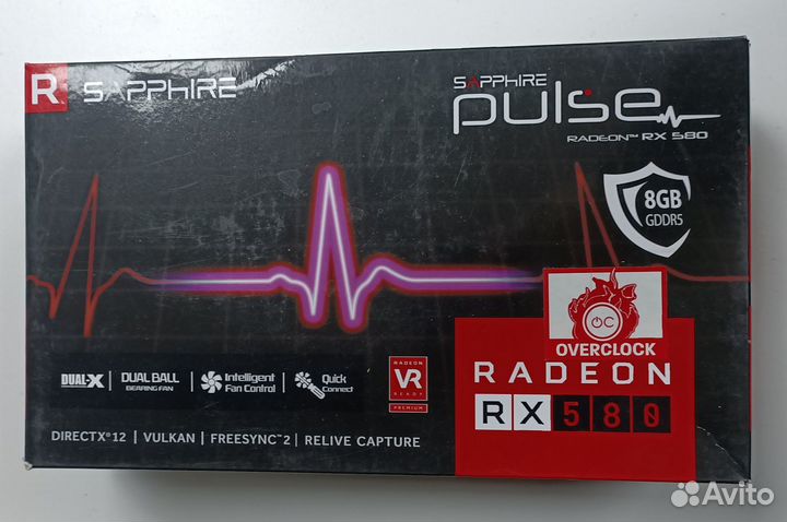 Sapphire pulse Radeon RX 580 8GB