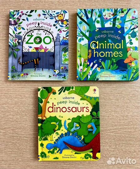 Книги с окошками на английском языке