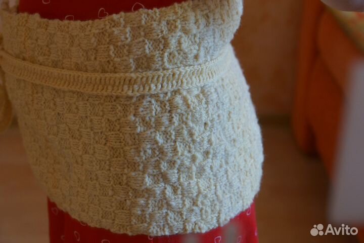 Лечебный пояс из шерсти Куйбышевской овечки с лано