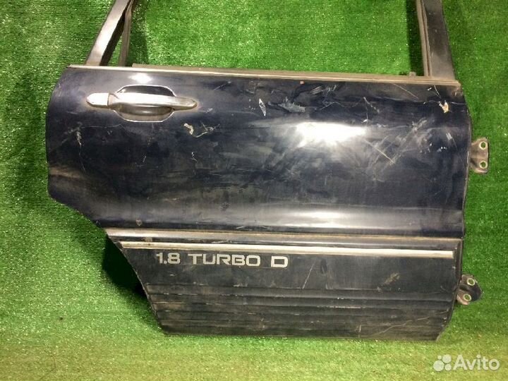 Дверь задняя правая Mitsubishi Galant E33A Синий в