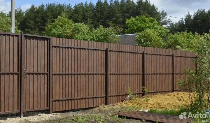 Установка забора, ворот, навесы