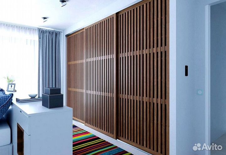 Межкомнатные перегородки из реек