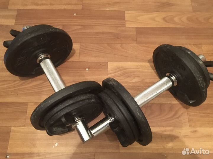 Гантели «Domyos». Две штуки по 10 (8;12;14) кг