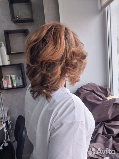Стрижка и окрашивание волос