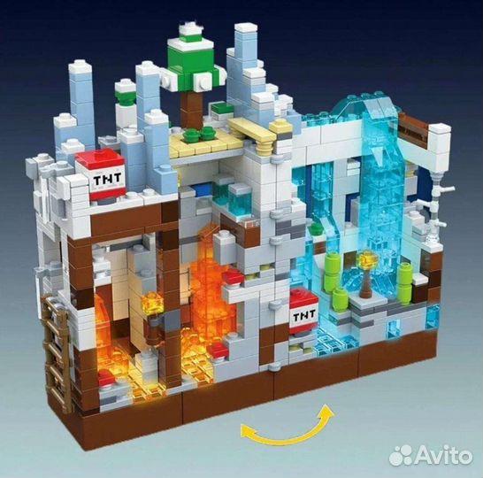 Конструктор майнкрафт minecraft крепость