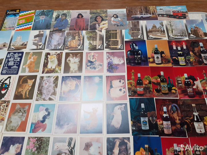 Календарики редкие 80 штук в идеальном качестве