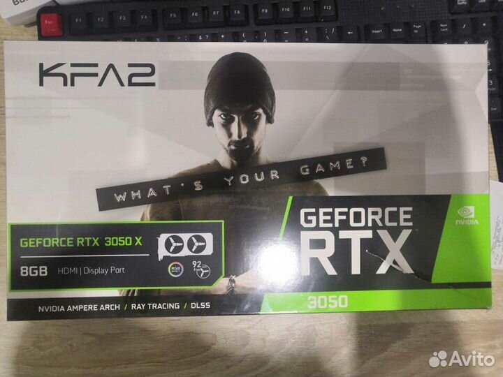 Видеокарта KFA2 GeForce RTX 3050 X Black