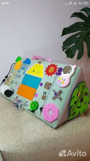 Бизиборд мягкий с искалочкой