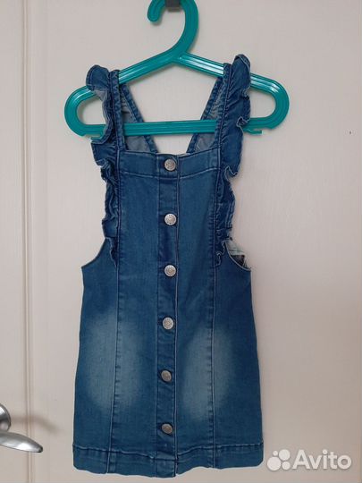 Джинсовый сарафан mothercare