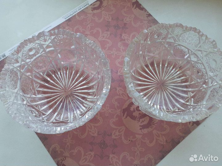Салатницы/конфетницы хрусталь СССР