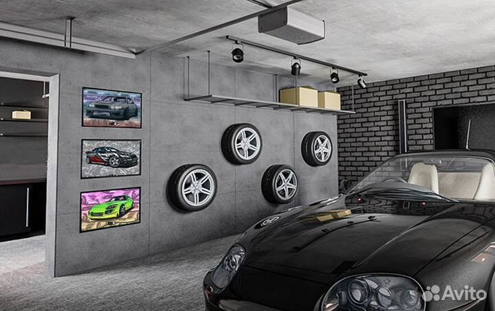 Интерьерные плакаты для автомоек автосервисов