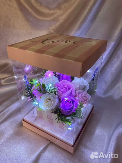 Светящийся букет. Ночник. Подарк на любой случай