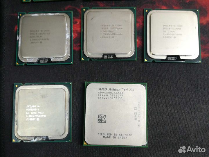 Процессора Intel AMD