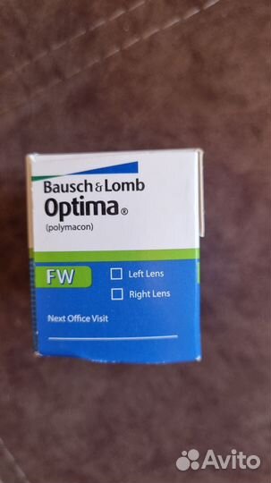 Линзы ежеквартальные Optima 4FW