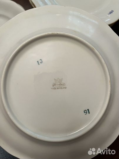 Тарелки фарфор Япония, Польша времен СССР