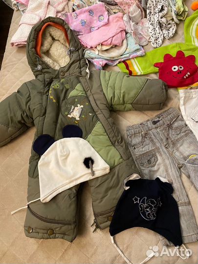 Большой пакет детской одежды от 0до1г