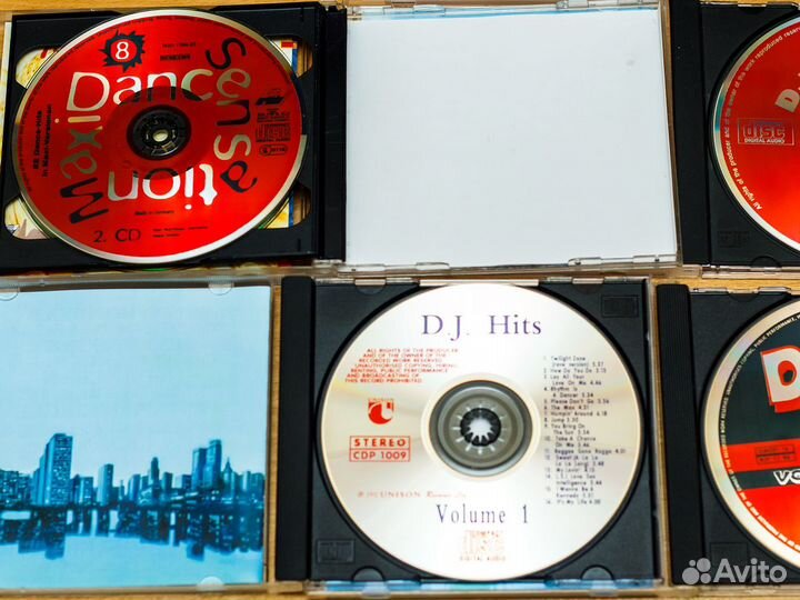 CD Диски Maxi Dance, DJ Hits - Сборники Техно