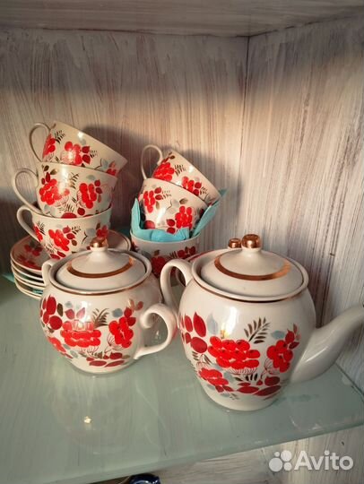 Сервизы чайные фарфоровые СССР