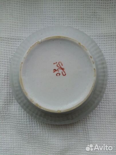 Комплект креманок для варенья СССР, блюдца