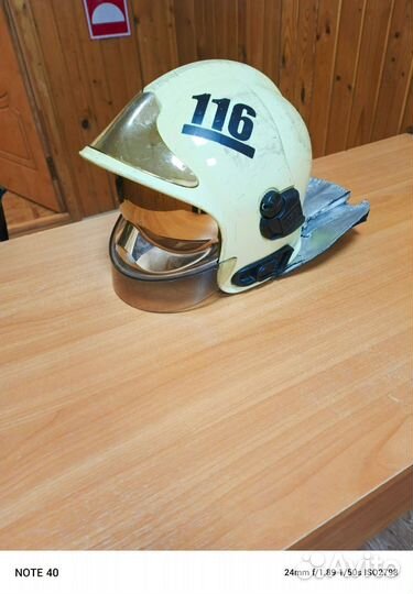 Шлем каска пожарного gallet