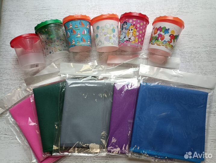 Клеенки на стол, акварель, гуашь, акрил, палитры