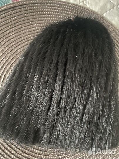 Шапка норковая женская