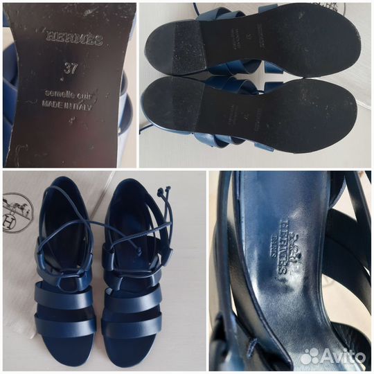 Сандалии Hermes/37 Ботинки CH/ 37.5C CH/ 37C