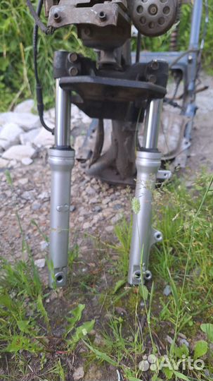 Перья вилки honda dio (дисковый тормоз) и вынос