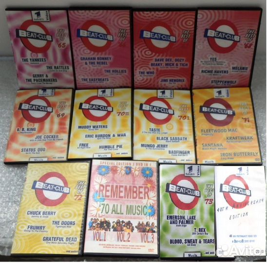 Beat – Сlub 1966 – 1973 это «12 DVD collection»