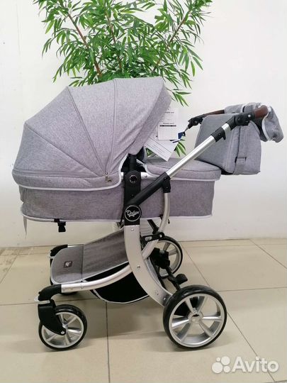 Новая коляска 3в1 Luxmom Dalux 608 (графит)