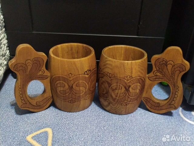 Кружка пивная СССР. Посуда из дерева