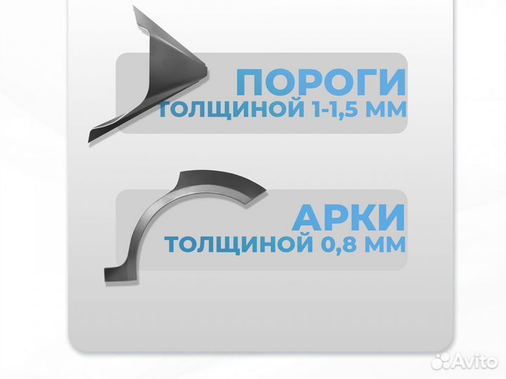 Ремонтные пороги и арки Land Rover Краснодарский край