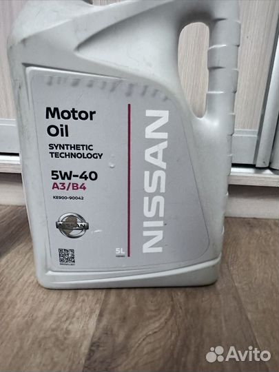 Масло моторное 5w40 nissan