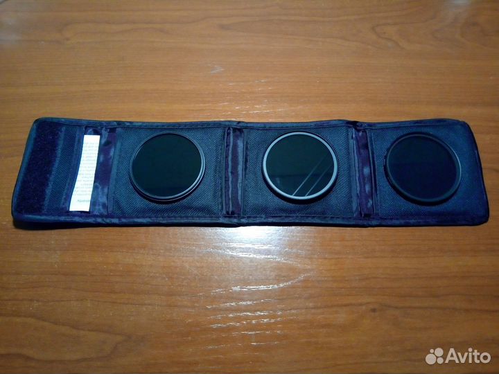 Набор ND фильтров 58mm 3шт (ND2, ND4, ND8)