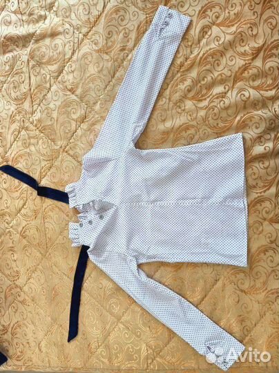 Блузка белая школьная