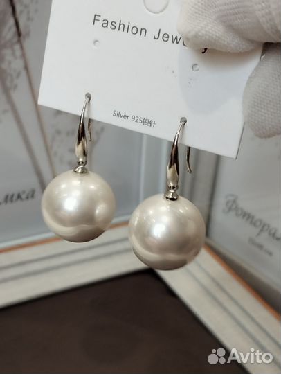 Серьги с жемчугом