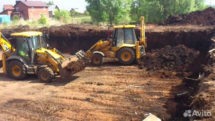 Аренда экскаватора погрузчика jcb 3cx в Кузьмолово