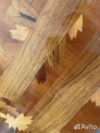 Большая роскошная картина из шпона (СССР) + Панно