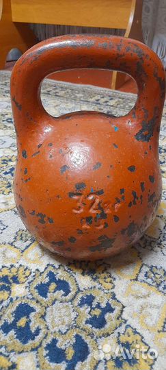 Гиря 32 кг СССР